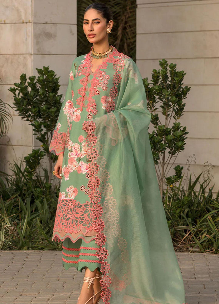Rang Rasiya Embroidered Lawn Suits Unstitched 3 Piece RR23C Zoey - Festive Collection