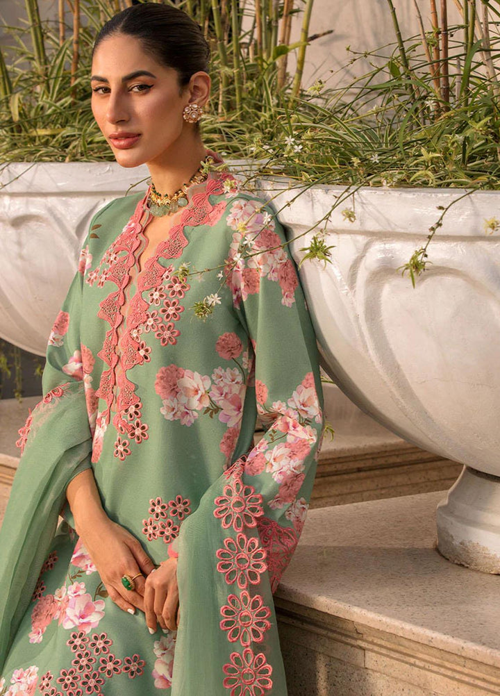Rang Rasiya Embroidered Lawn Suits Unstitched 3 Piece RR23C Zoey - Festive Collection