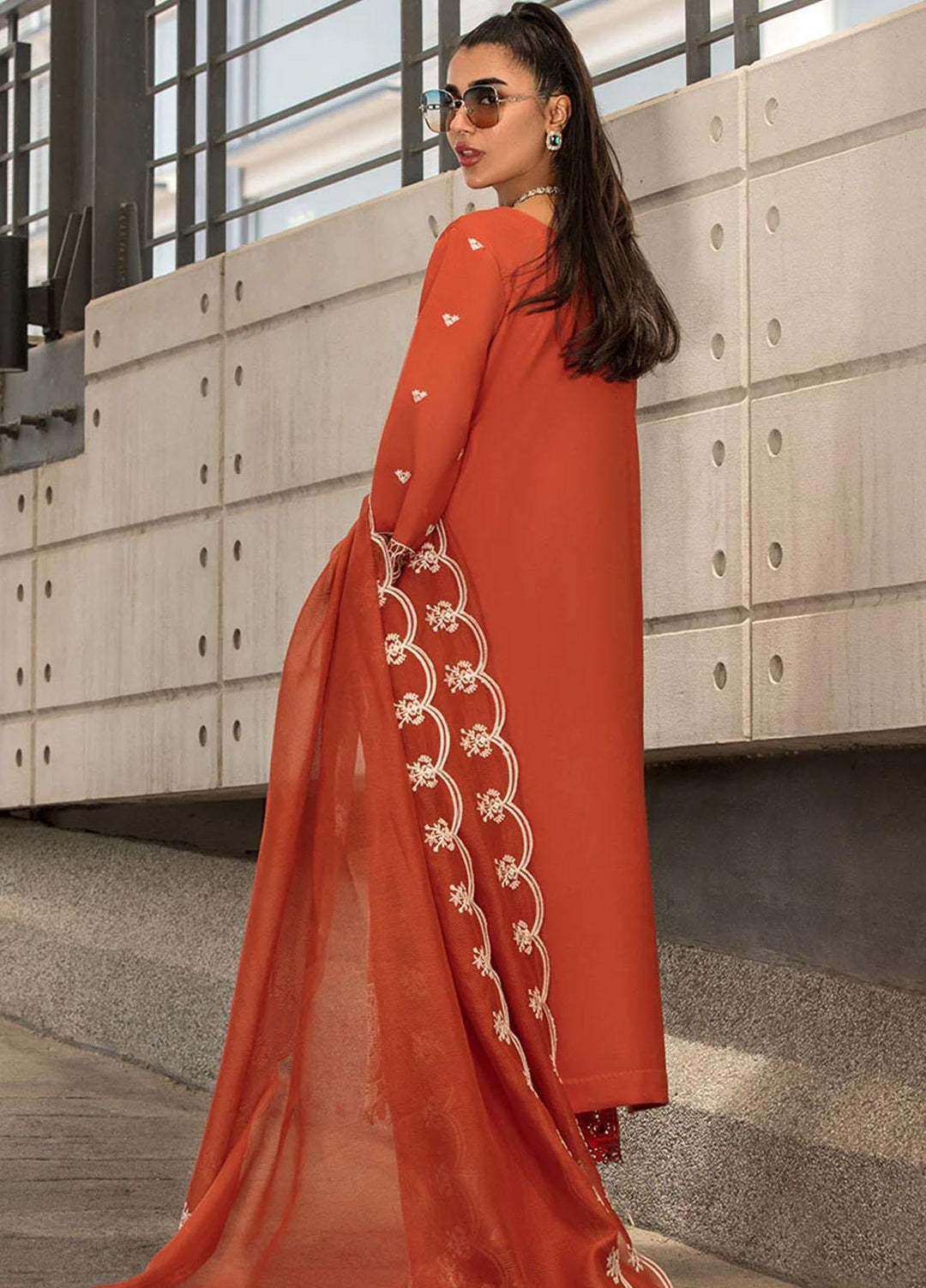 Rang Rasiya Embroidered Lawn Suits Unstitched 3 Piece RR23C Nora - Festive Collection