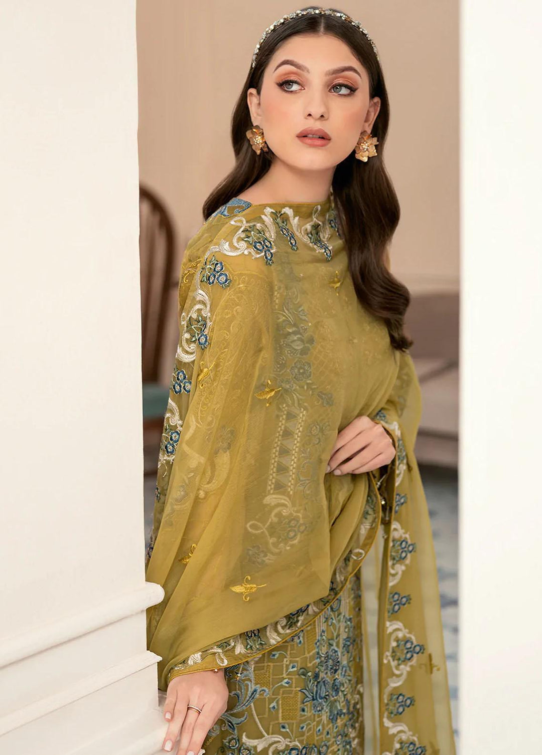 Rangoon by Ramsha Embroidered Chiffon Suits Unstitched 3 Piece RSH22-R9 ...