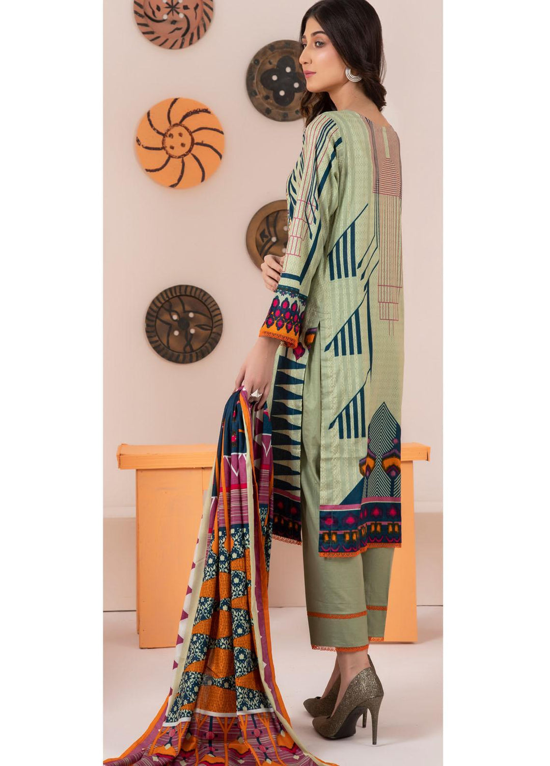 Rangreza by ZS Textiles Printed Cotton Suits Unstitched 3 Piece ZS21RM ZS-02 - Mid Summer Collection