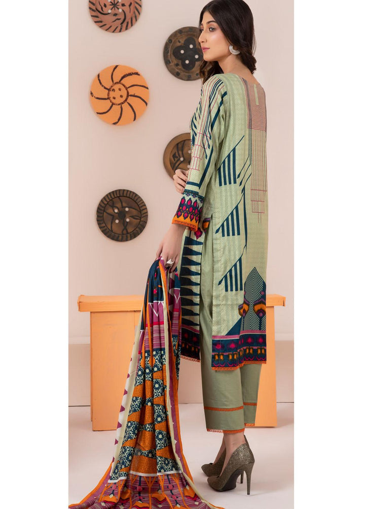 Rangreza by ZS Textiles Printed Cotton Suits Unstitched 3 Piece ZS21RM ZS-02 - Mid Summer Collection