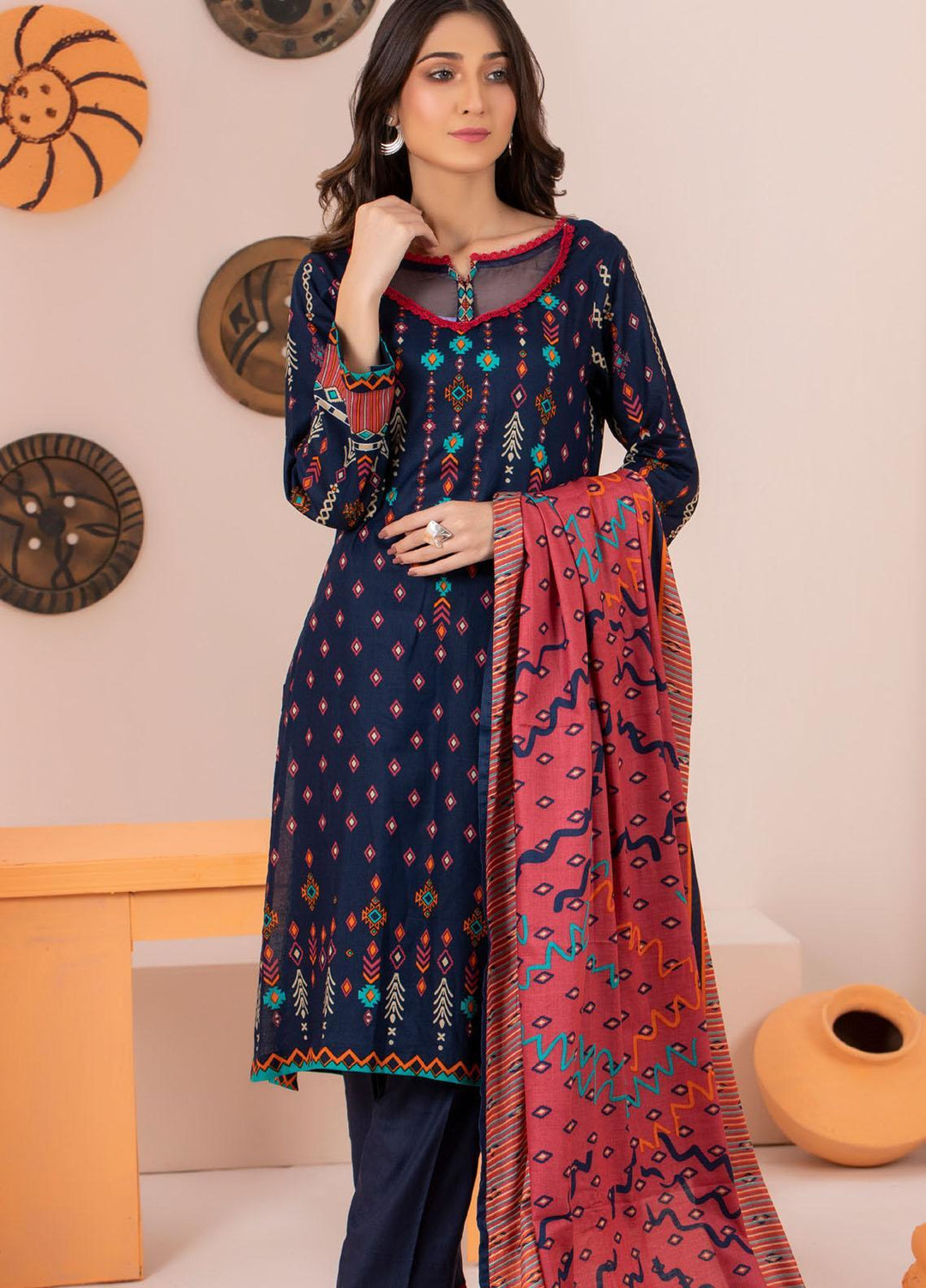 Rangreza by ZS Textiles Printed Cotton Suits Unstitched 3 Piece ZS21RM ZS-03 - Mid Summer Collection