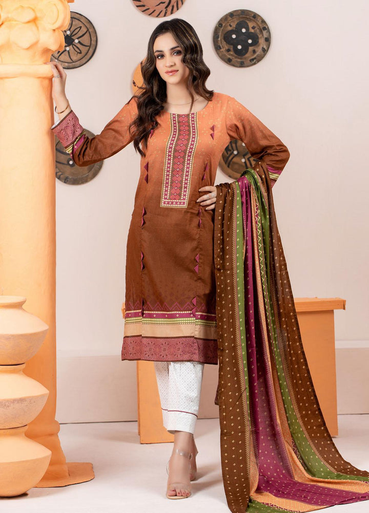 Rangreza by ZS Textiles Printed Cotton Suits Unstitched 3 Piece ZS21RM ZS-04 - Mid Summer Collection