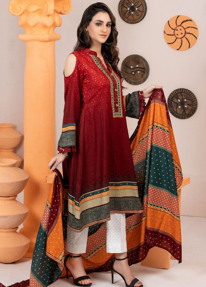 Rangreza by ZS Textiles Printed Cotton Suits Unstitched 3 Piece ZS21RM ZS-07 - Mid Summer Collection
