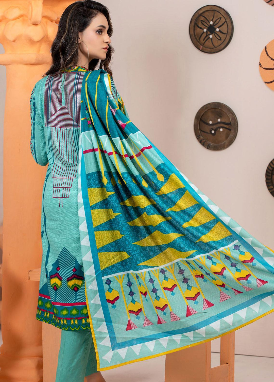 Rangreza by ZS Textiles Printed Cotton Suits Unstitched 3 Piece ZS21RM ZS-09 - Mid Summer Collection