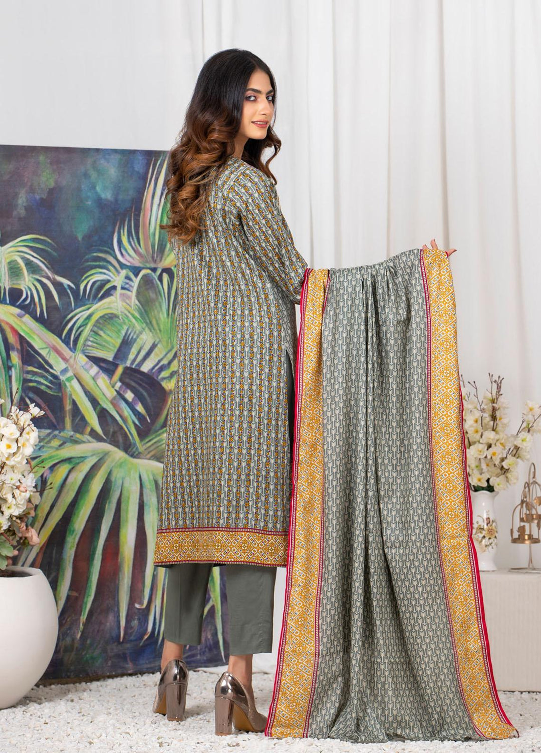 Rangreza by ZS Textiles Printed Cotton Suits Unstitched 3 Piece ZS21RM ZS-11 - Mid Summer Collection