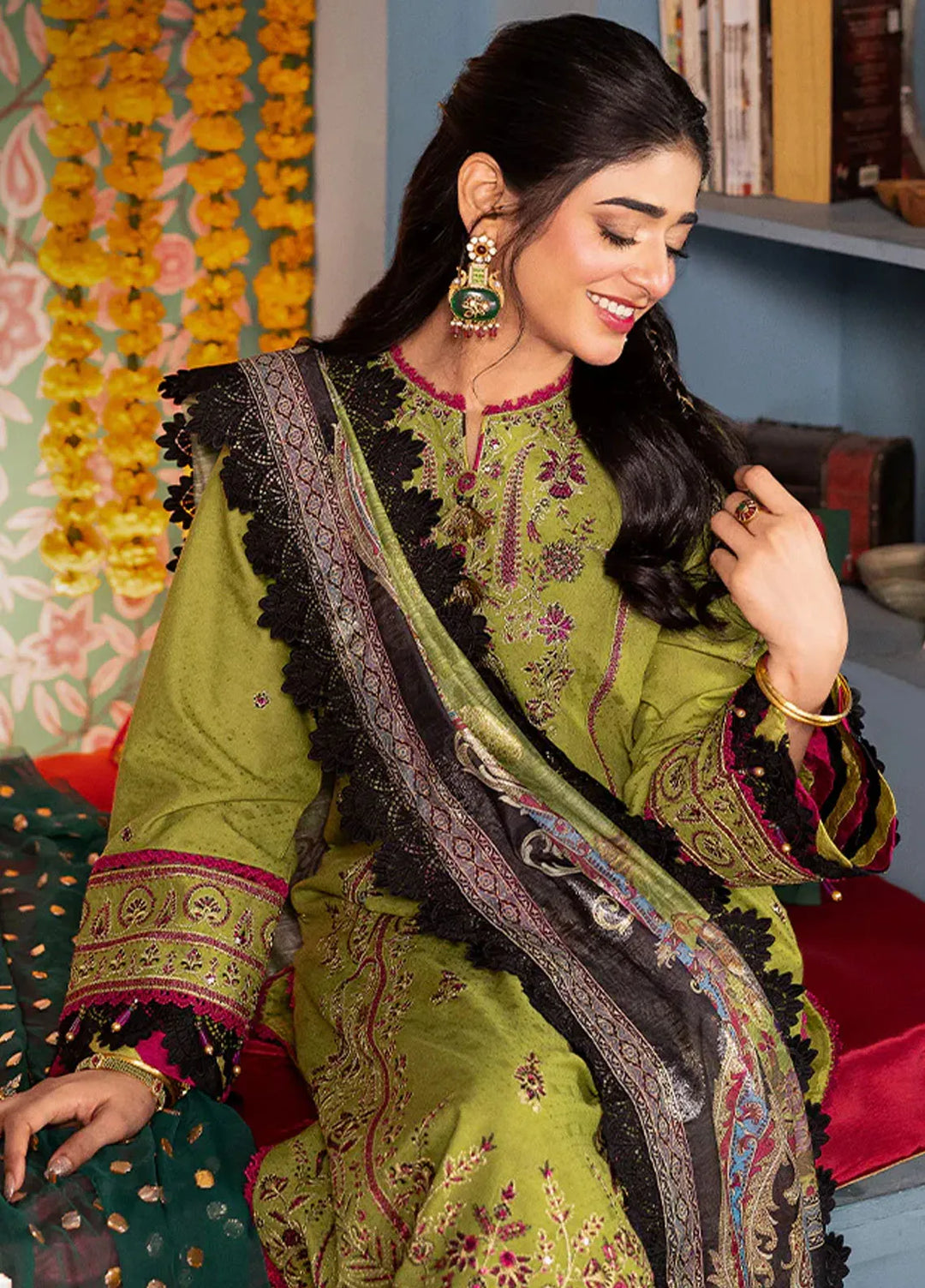 Rania By Asim Jofa Embroidered Jacquard Suit Unstitched 3 Piece AJ24R AJRA-23 - Festive Collection