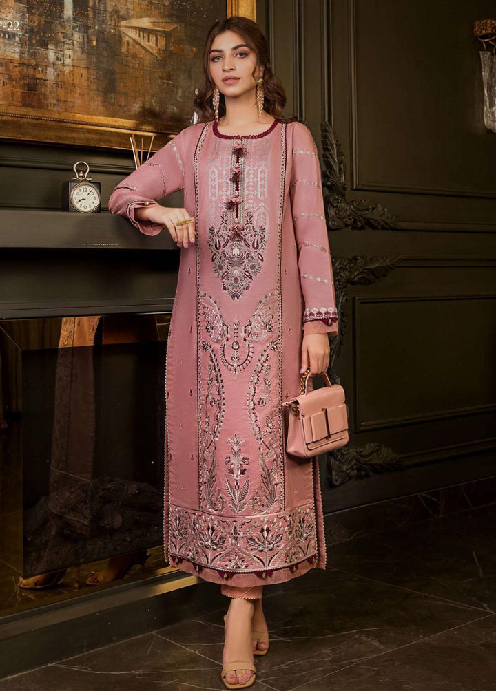 Rania by Asim Jofa Embroidered Lawn Suits Unstitched 2 Piece AJ23R AJRP-22 - Summer Collection