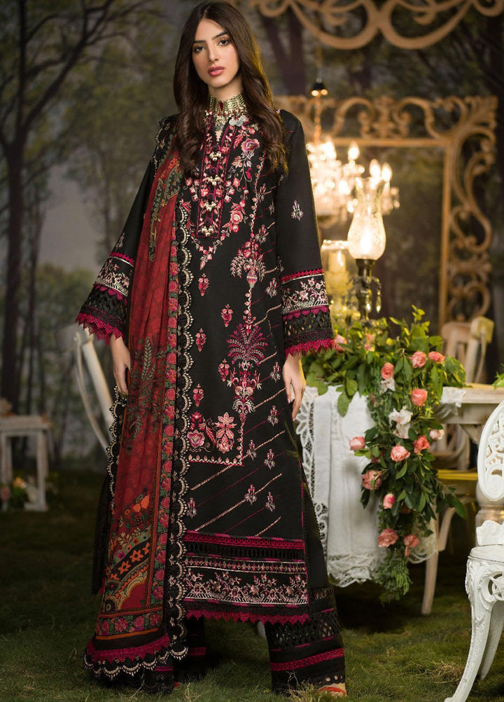 Rania By Asim Jofa Embroidered Lawn Suits Unstitched 3 Piece AJ22RR AJPR-36 - Summer Collection