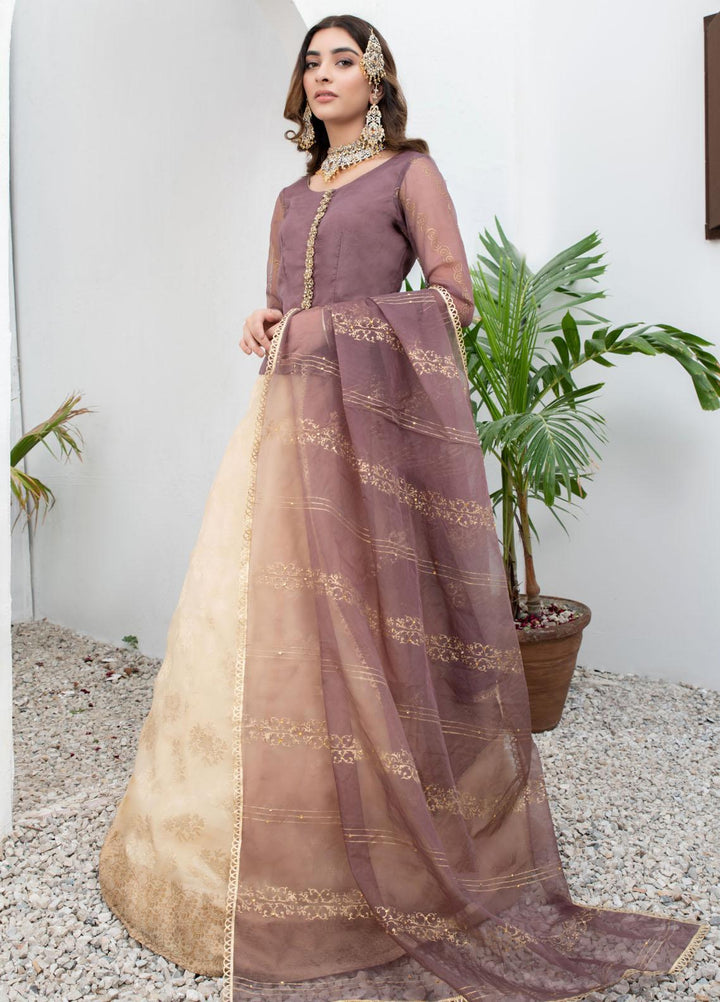 Fashion Porters Luxury Pret  Organza 3 Piece Dress FP21RW WUS21-RS4