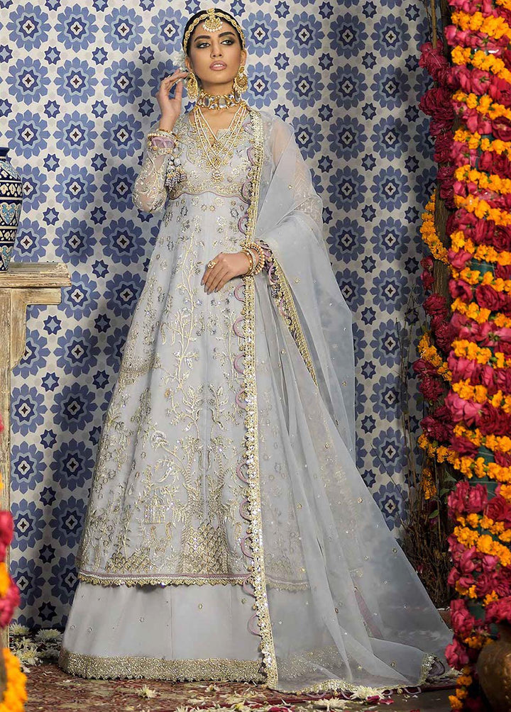 Rasm by Asim Jofa Embroidered Organza Suits Unstitched 3 Piece AJ22R AJR-11 - Wedding Collection