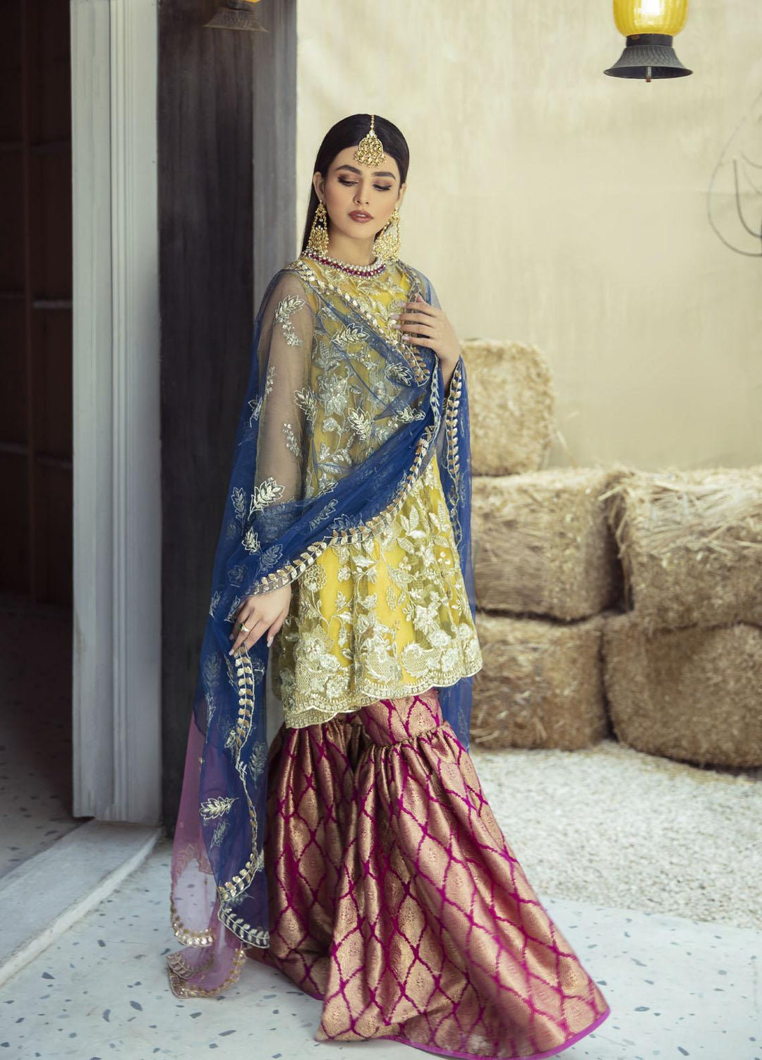 Rawayat by Zainab Manan Embroidered Net Suits Unstitched 3 Piece ...