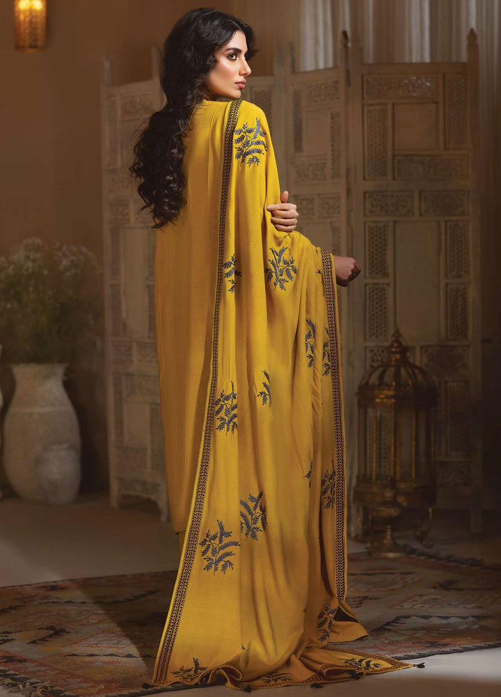 Rayon by Sifa  Embroidered  Suits Unstitched 3 Piece SF21RW SR21-04 Autumn Blue - Winter Collection