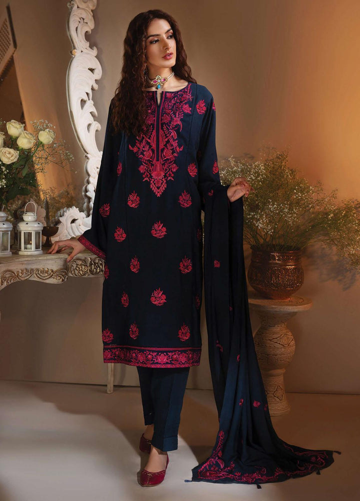 Rayon by Sifa  Embroidered  Suits Unstitched 3 Piece SF21RW SR21-09 French Pink - Winter Collection