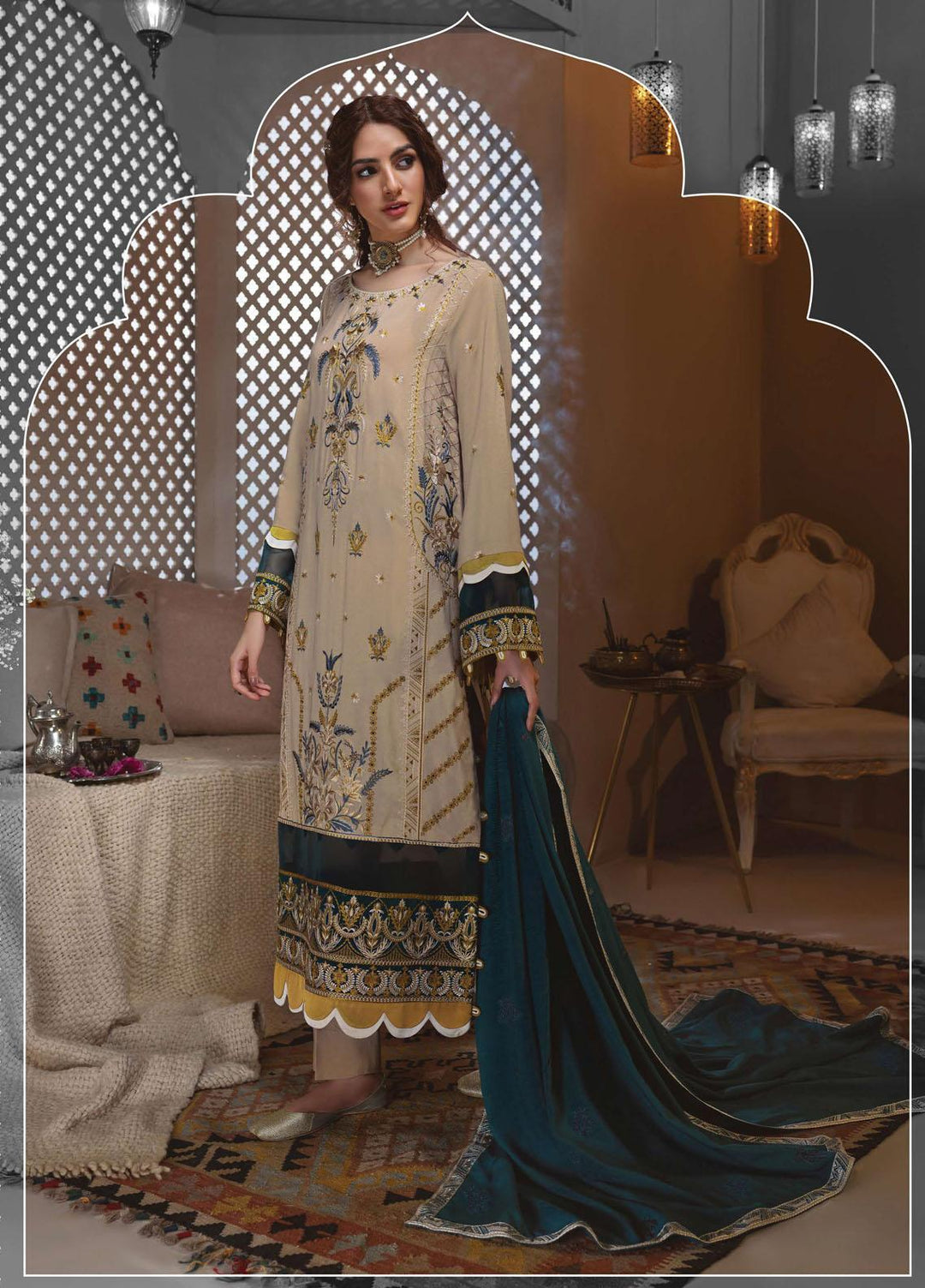 Rayon by Sifa  Embroidered  Suits Unstitched 3 Piece SF21RW SR21-11 Orchid Haze - Winter Collection