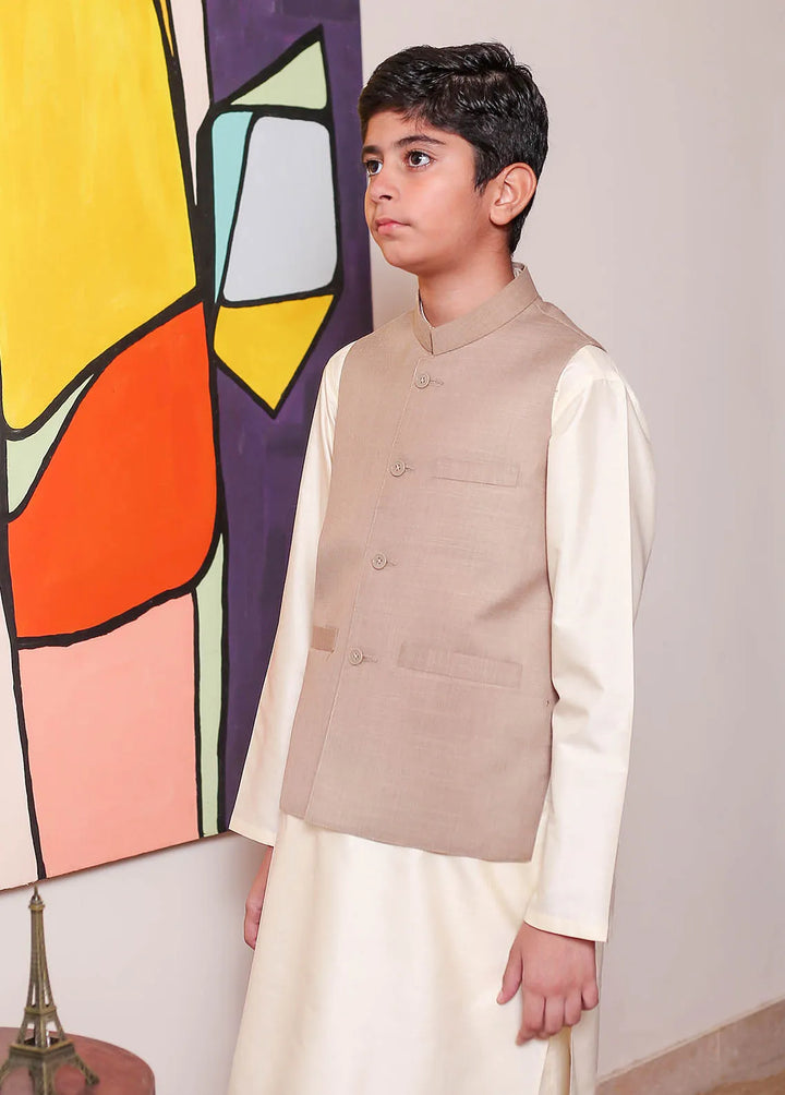Real Image Formal Boys Fancy Waistcoat - OKW-036