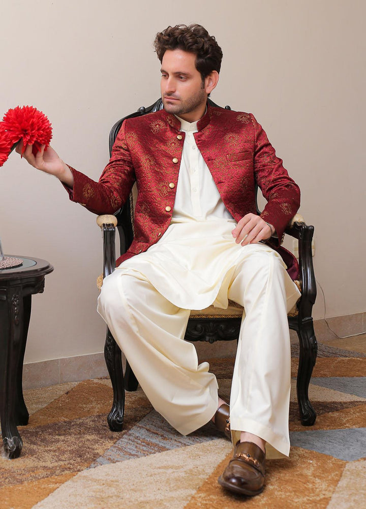 Real Image Missouri Formal Prince Coat for Men -  OPC - 001 Maroon