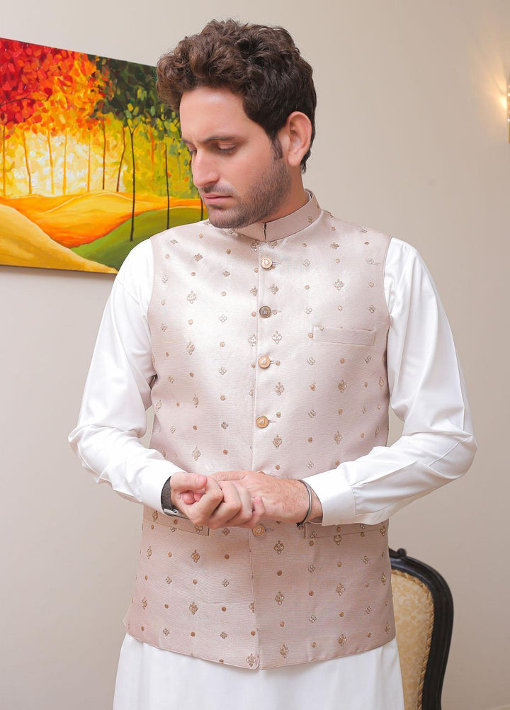 Real Image  Formal Waistcoat for Men -  W - 125 T-Pink
