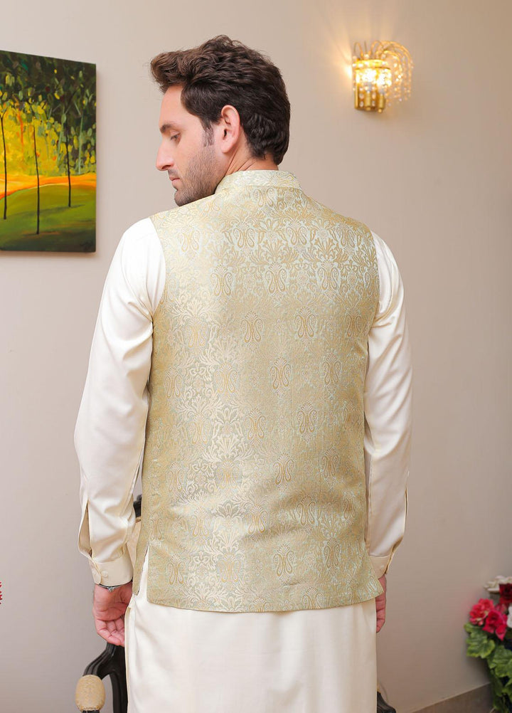 Real Image  Formal Waistcoat for Men -  WP - 143 Sea Green