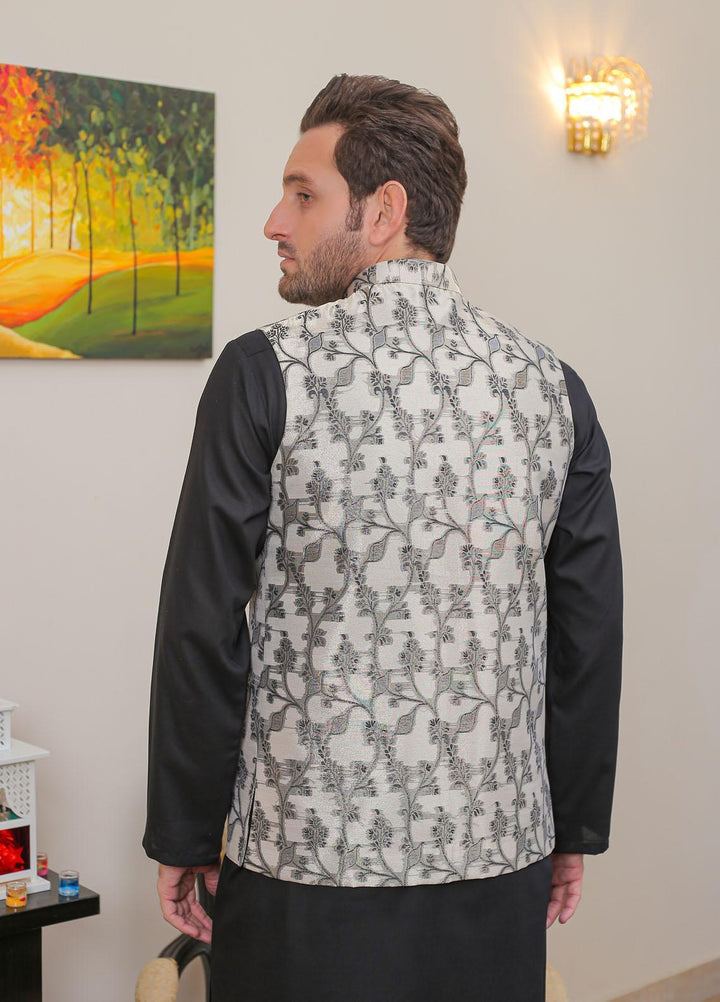 Real Image  Formal Waistcoat for Men -  WP - 150 Blk Gold