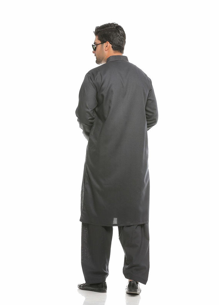 Real Image Wash N Wear Formal Men Kameez Shalwar -  D-476 Grey