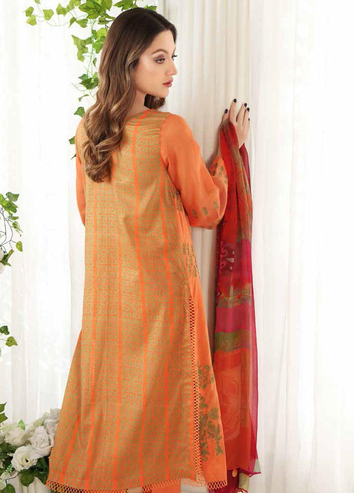 Reem by Charizma Embroidered Lawn Suits Unstitched 3 Piece CRZ21R 02 - Summer Collection
