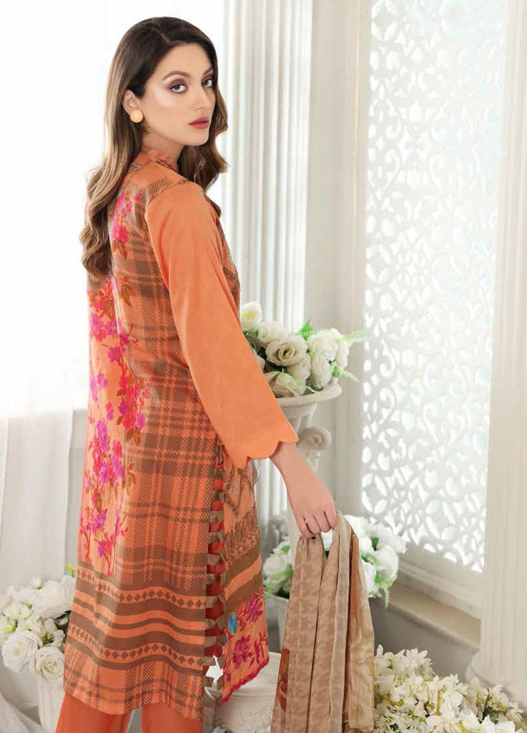 Reem by Charizma Embroidered Lawn Suits Unstitched 3 Piece CRZ21R 04 - Summer Collection