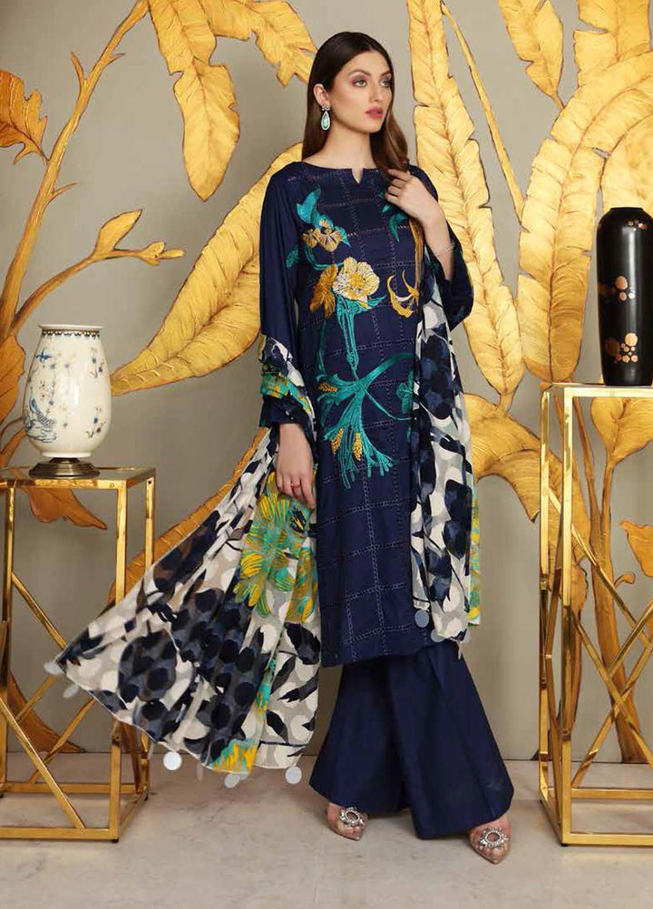 Reem by Charizma Embroidered Lawn Suits Unstitched 3 Piece CRZ21-R2 15 - Summer Collection