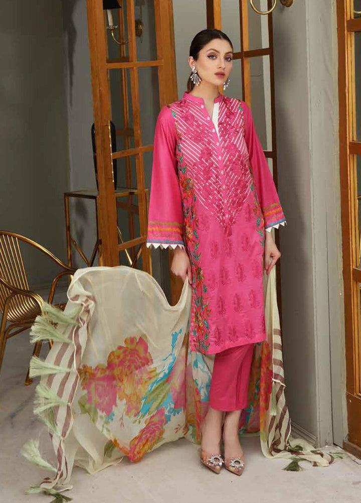 Reem by Charizma Embroidered Lawn Suits Unstitched 3 Piece CRZ21-R2 19 - Summer Collection