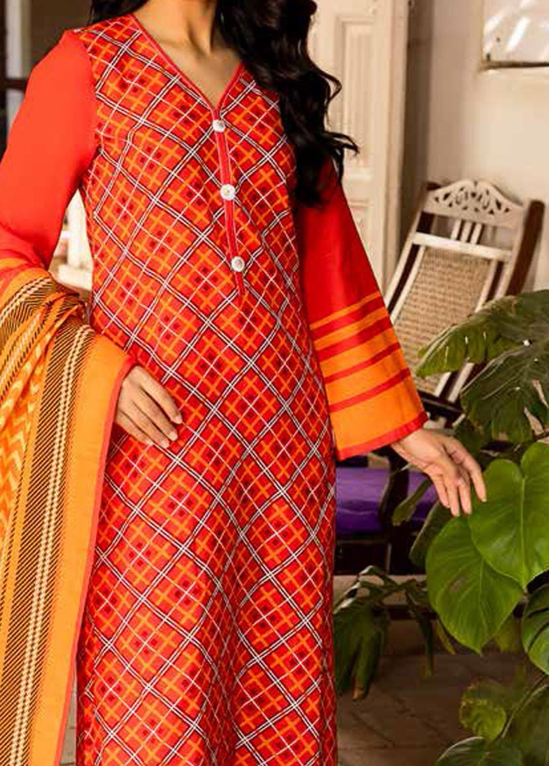 Regalia By Gul Ahmed Printed Khaddar Suits Unstitched 3 Piece GA22-WR2 WR-1122023 - Winter Collection