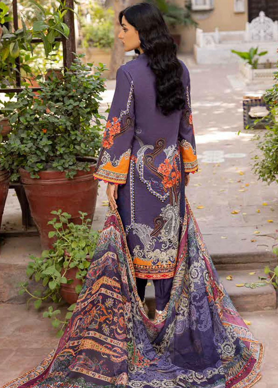 Regalia By Gul Ahmed Printed Khaddar Suits Unstitched 3 Piece GA22-WR2 WRF-1122004 - Winter Collection