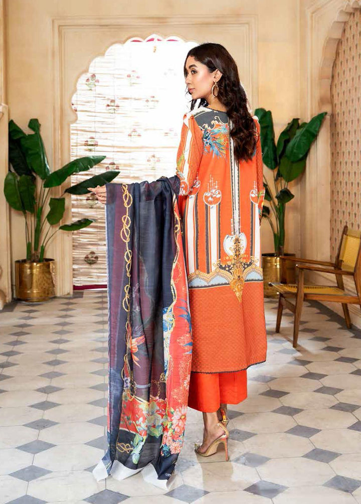 Regalia By Gul Ahmed Printed Khaddar Suits Unstitched 3 Piece GA22-WR2 WRF-1122006 - Winter Collection