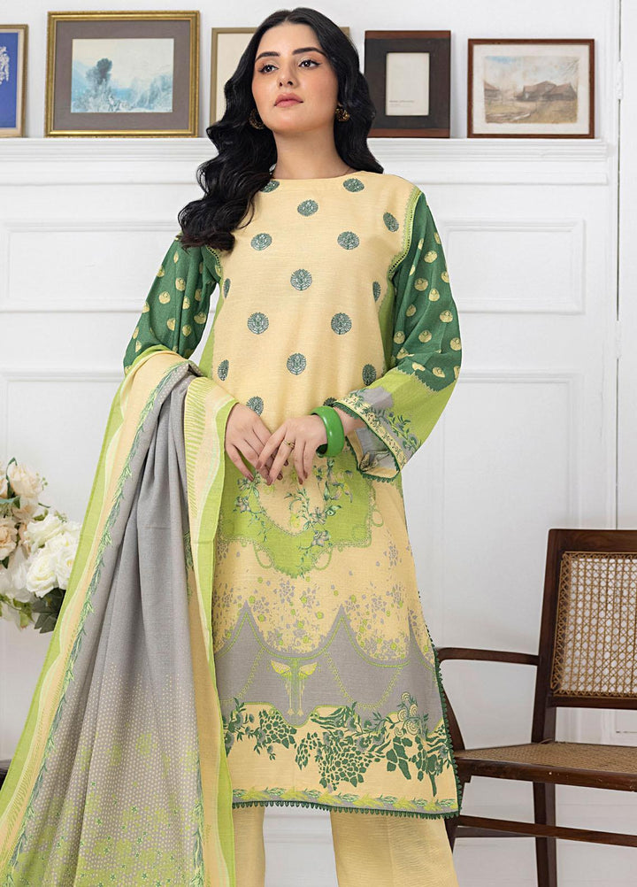 Regalia By Gul Ahmed Embroidered Khadddar Suits Unstitched 3 Piece GA23RG WR-32005 - Winter Collection