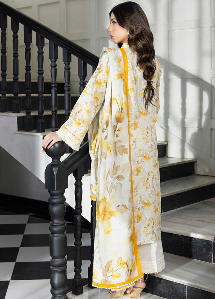 Regalia Textiles Digital Printed Lawn Suits Unstitched 3 Piece RGT25S19 D-01 - Summer Collection