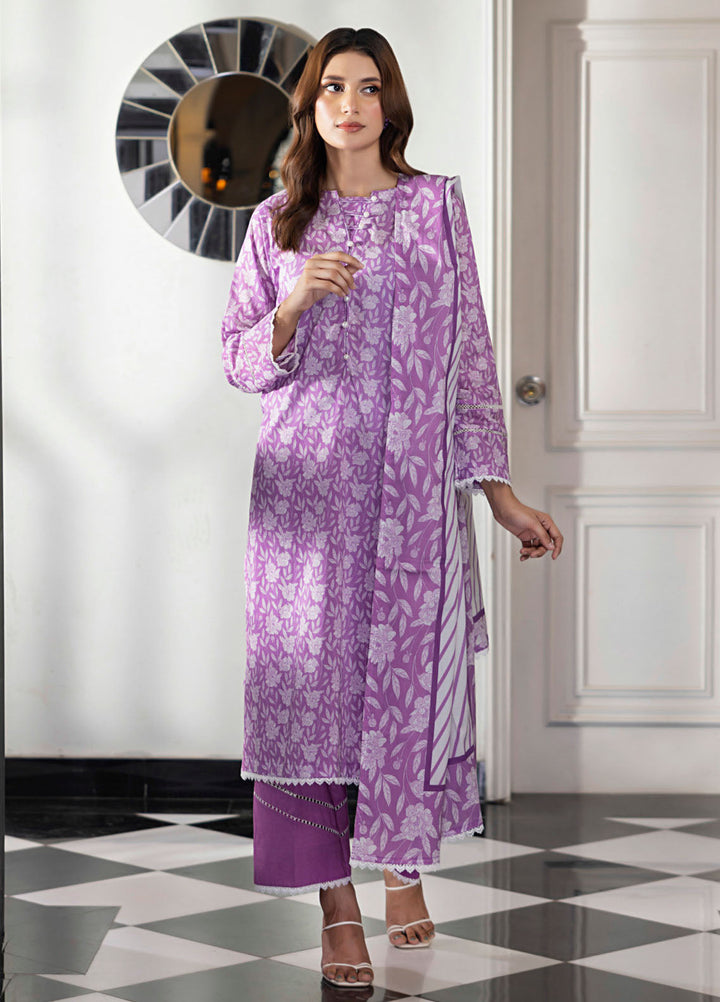 Regalia Textiles Digital Printed Lawn Suits Unstitched 3 Piece RGT25S19 D-04 - Summer Collection