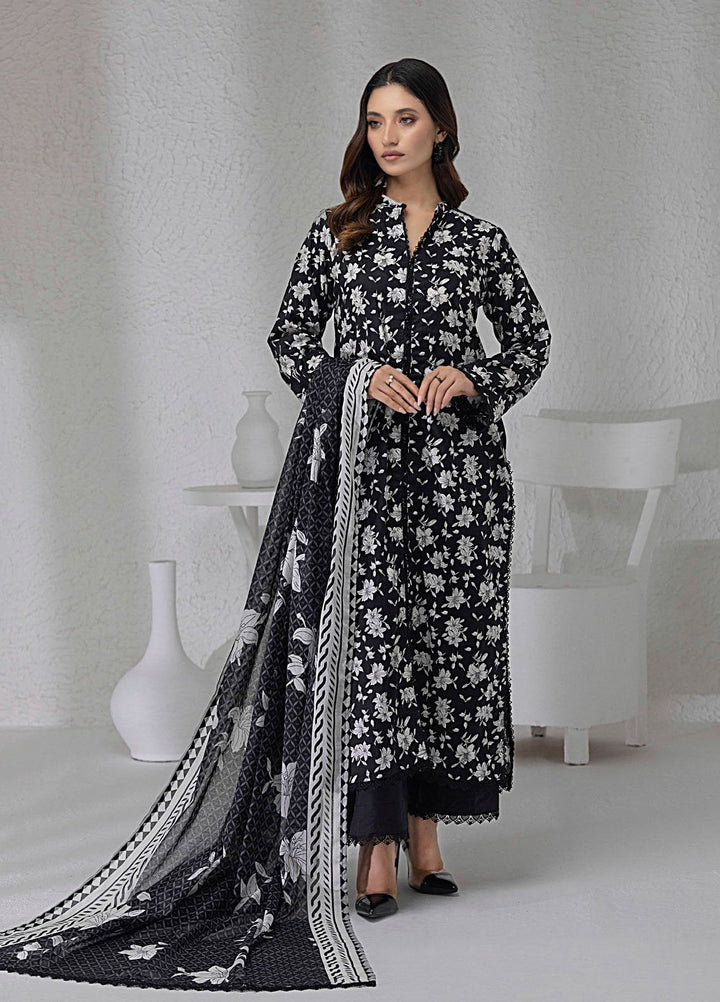 Regalia Textiles Printed Lawn Suits Unstitched 3 Piece RGT25BW D-01 - Summer Collection