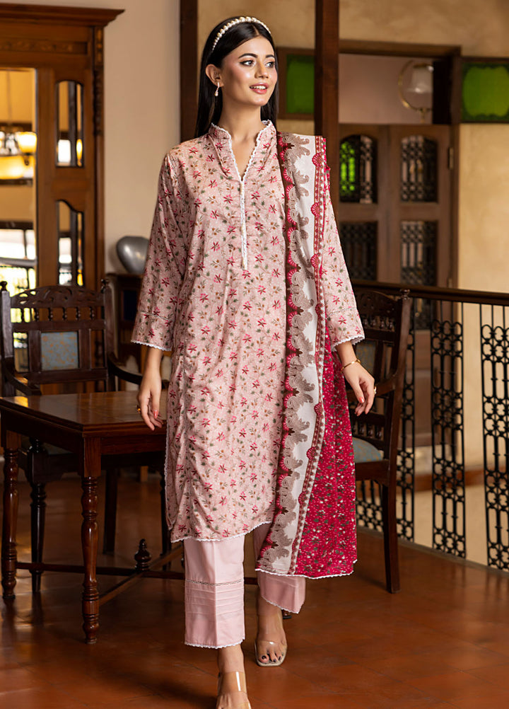 Regalia Textiles Printed Lawn Suits Unstitched 3 Piece RGT25S22 D-2 - Summer Collection
