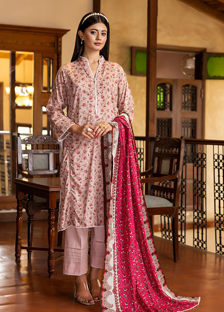Regalia Textiles Printed Lawn Suits Unstitched 3 Piece RGT25S22 D-2 - Summer Collection