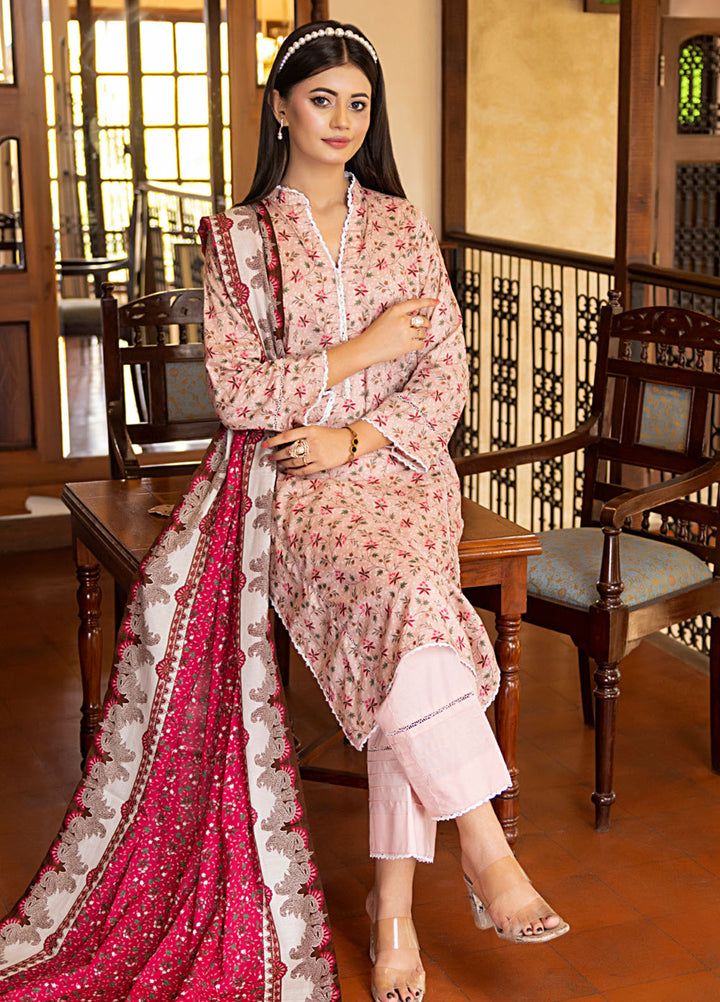 Regalia Textiles Printed Lawn Suits Unstitched 3 Piece RGT25S22 D-2 - Summer Collection