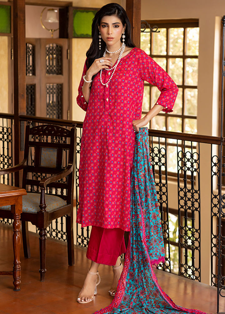 Regalia Textiles Printed Lawn Suits Unstitched 3 Piece RGT25S22 D-3 - Summer Collection
