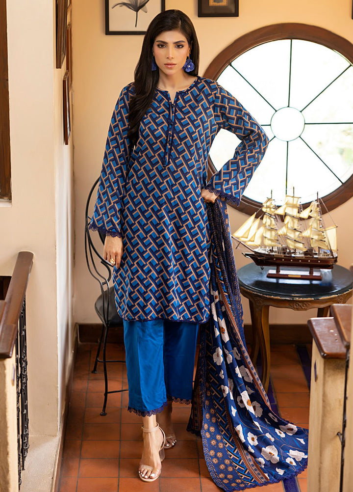 Regalia Textiles Printed Lawn Suits Unstitched 3 Piece RGT25S22 D-5 - Summer Collection
