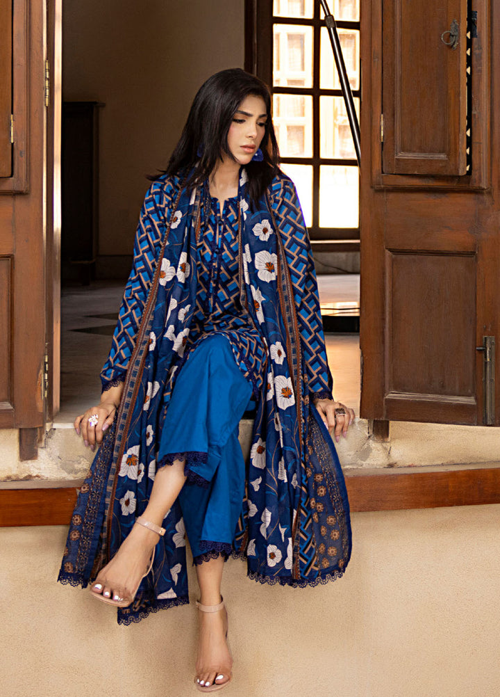 Regalia Textiles Printed Lawn Suits Unstitched 3 Piece RGT25S22 D-5 - Summer Collection