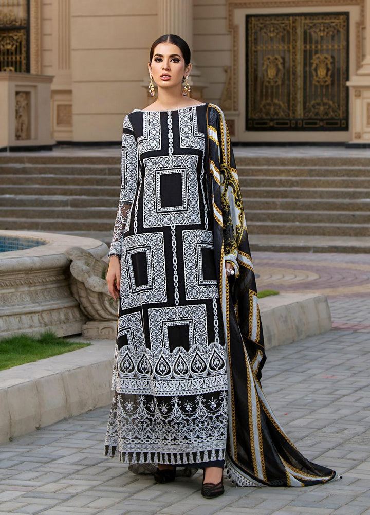 Reign Embroidered Lawn Suits Unstitched 3 Piece RGN21RG AALIYAH - Summer Collection