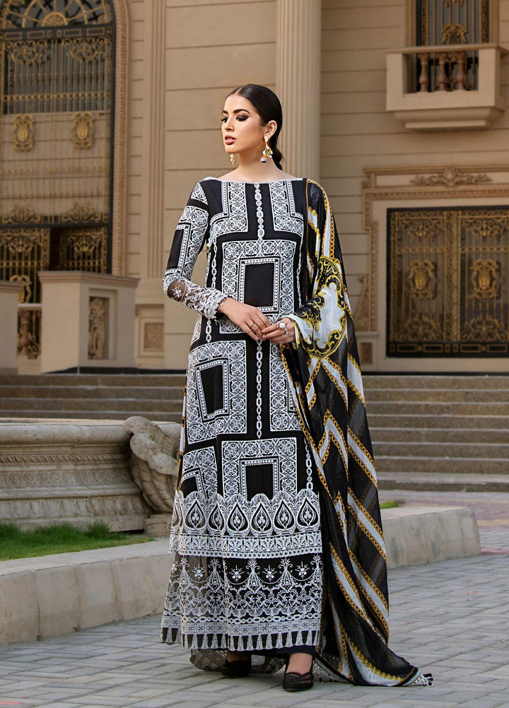 Reign Embroidered Lawn Suits Unstitched 3 Piece RGN21RG AALIYAH - Summer Collection
