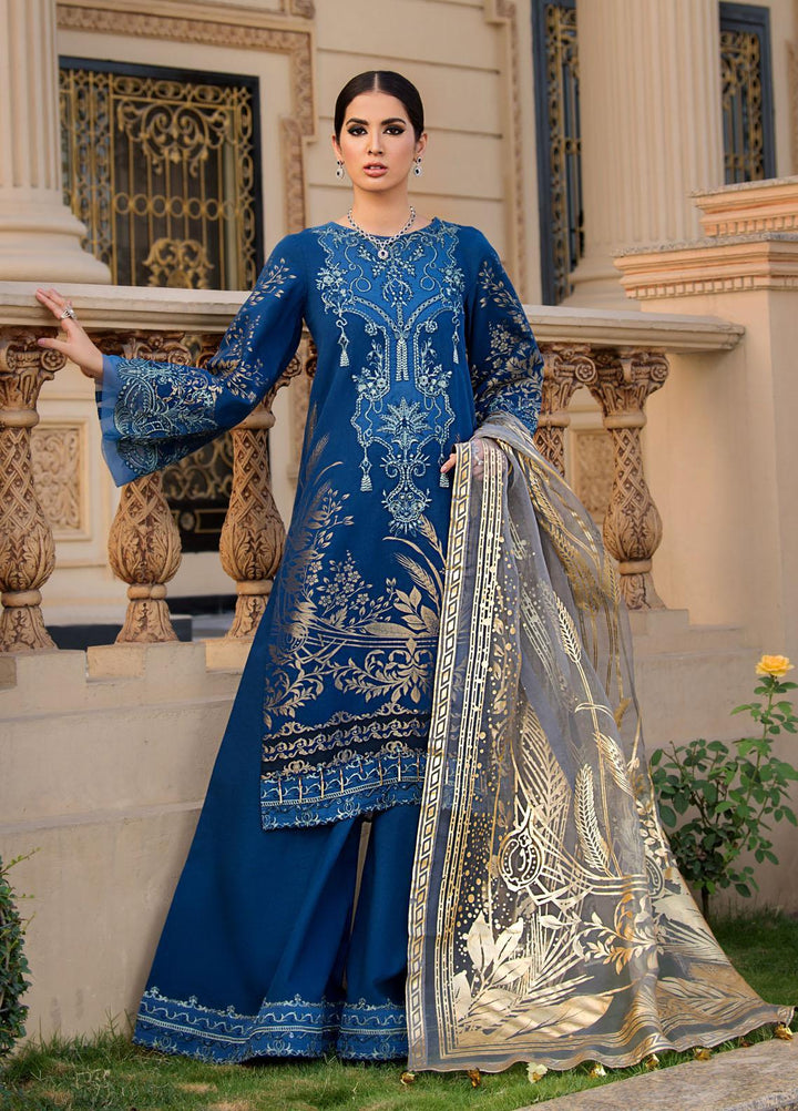 Reign Embroidered Lawn Suits Unstitched 3 Piece RGN21RG IRIS - Summer Collection