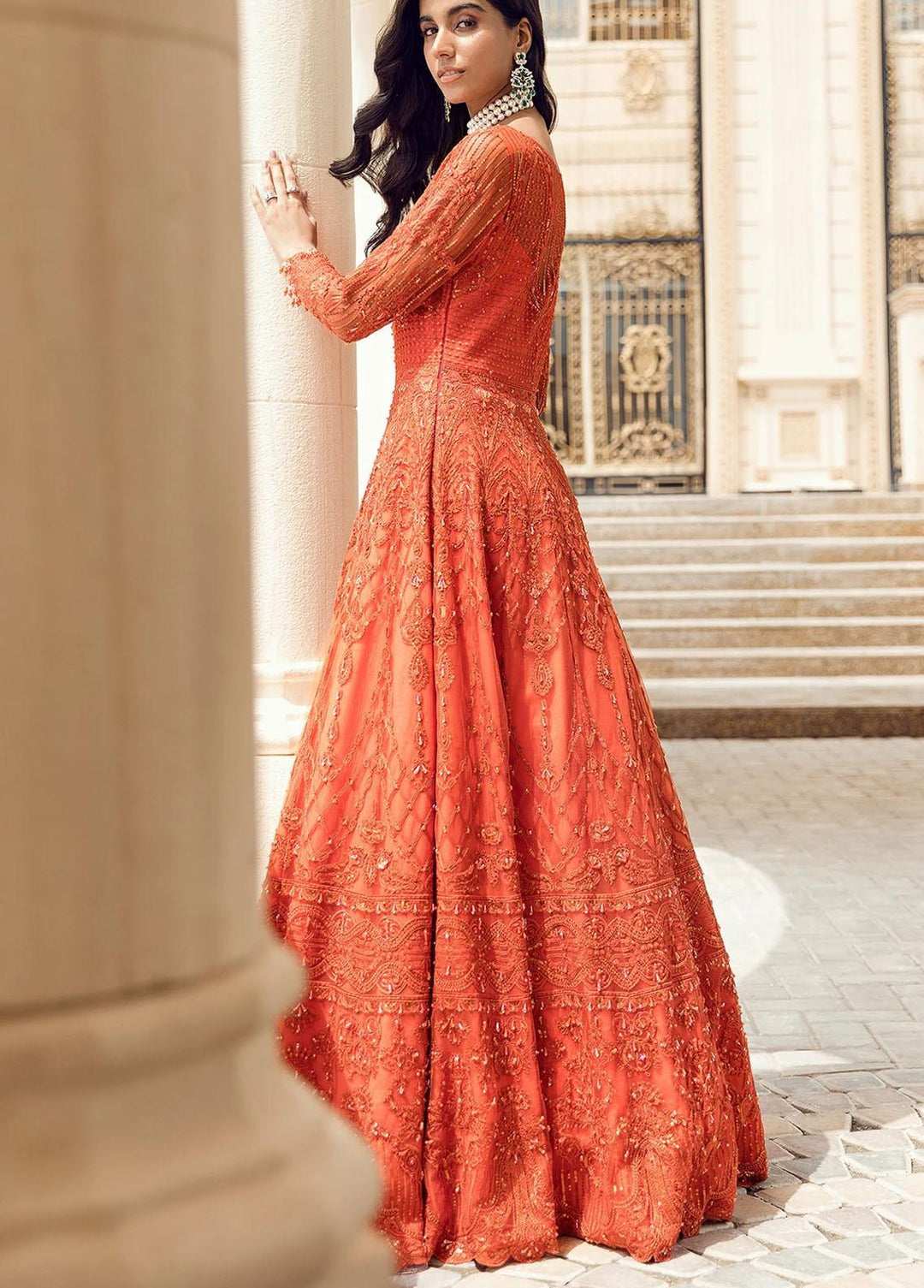 Reignaissance By Reign Embroidered Net Suits Unstitched 3 Piece RGN21WD Egan - Wedding Collection