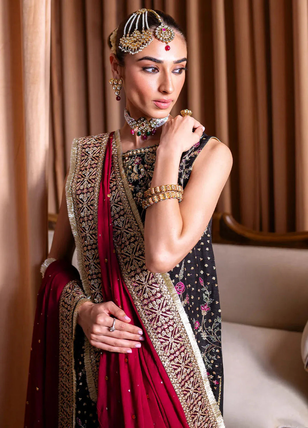Rema by Faiza Faisal Embroidered Organza Suit Unstitched 3 Piece FFX24R D-05 Irum - Formals Collection