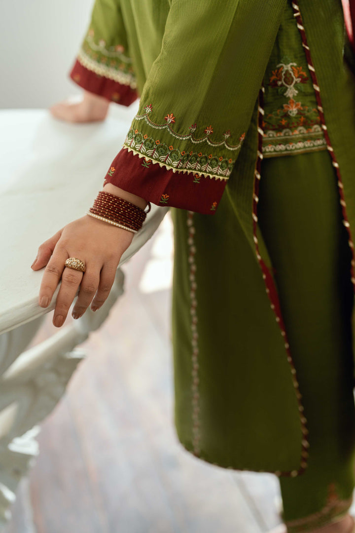 Omal by Komal Pret 3 Piece Cotton Susi Suit Rawish - Festive Collection