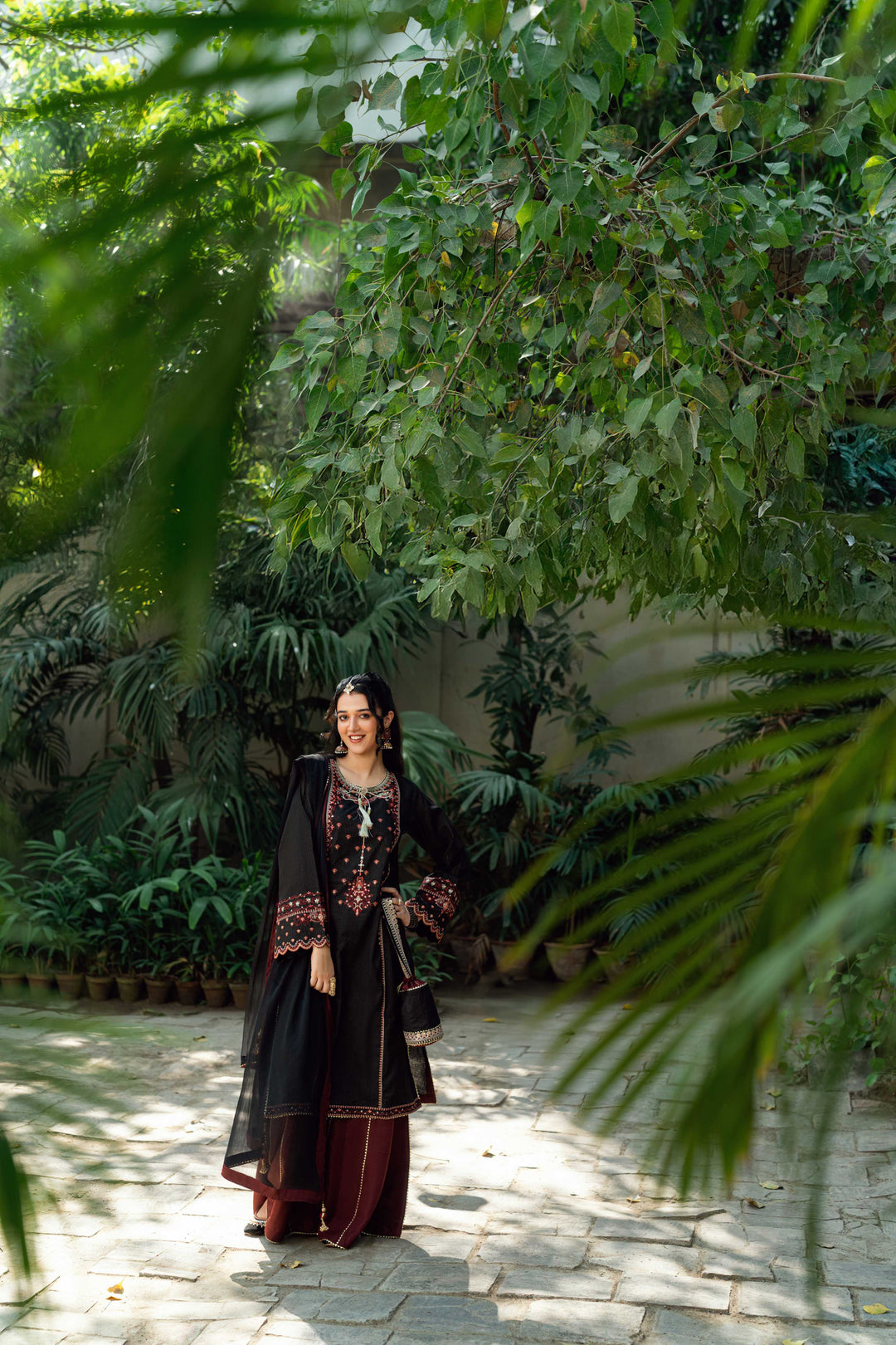 Omal by Komal Pret 3 Piece Cotton Susi Suit Marjan - Festive Collection